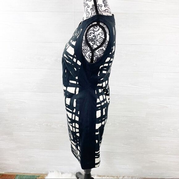 Desigual Naomi Abstract Pinafore Pencil Dress - Picture 8 of 11